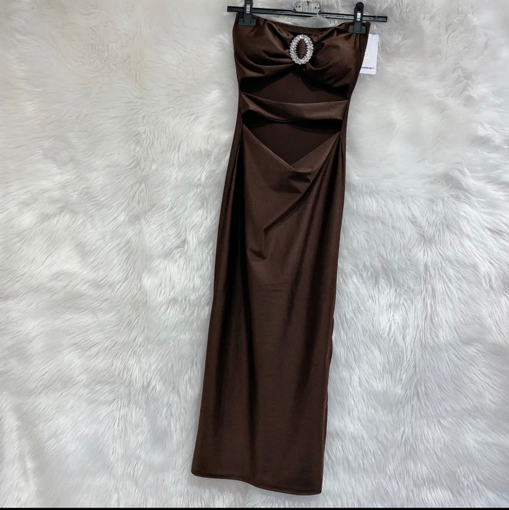 VESTITO CON SPACCO LATERALE